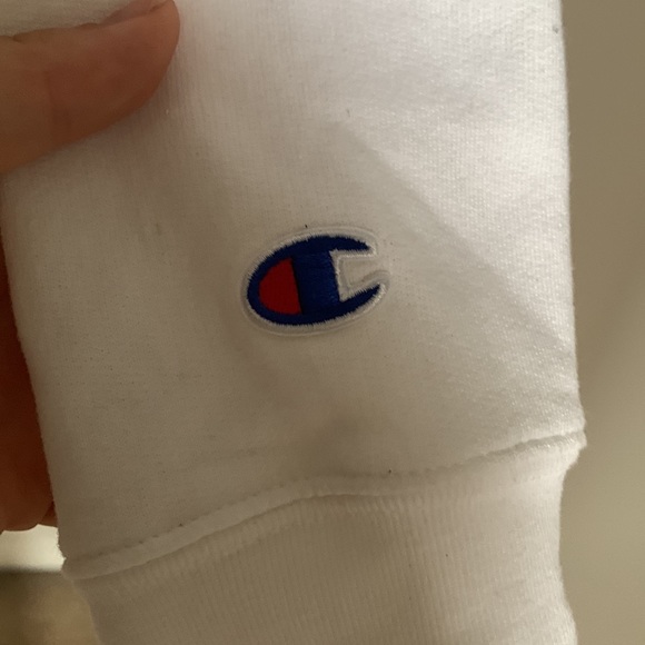 White Champion Sweatshirt - Picture 2 of 2